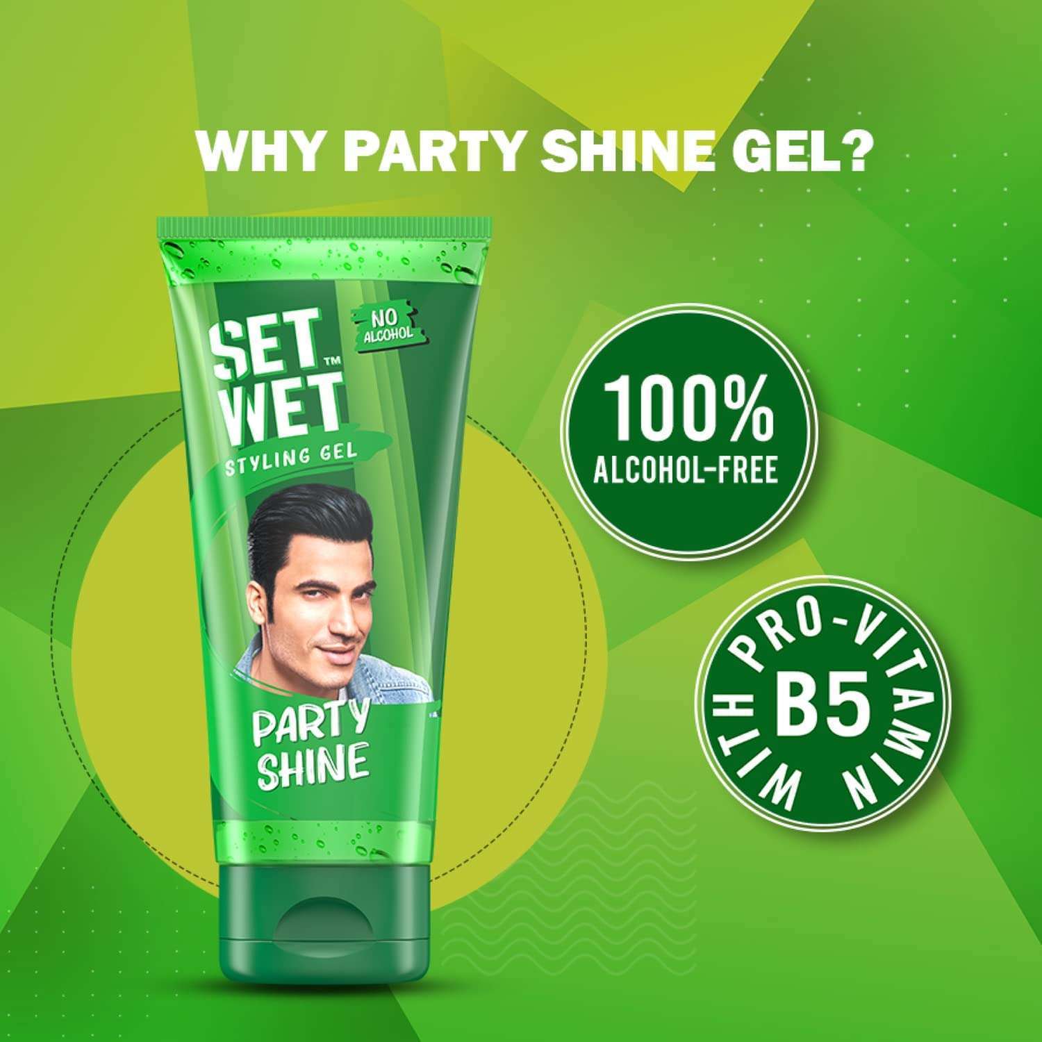 Set Wet Styling Hair Gel Party Shine 50g - Image 4