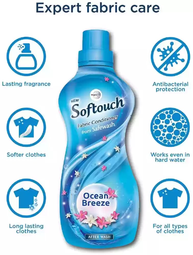 Softouch Fabric Conditioner OCEAN BREEZE 210ml - Image 4