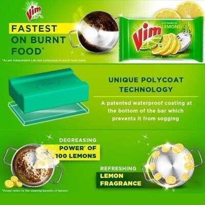 Vim Lemon Bar 500g Meha Tub - Image 4