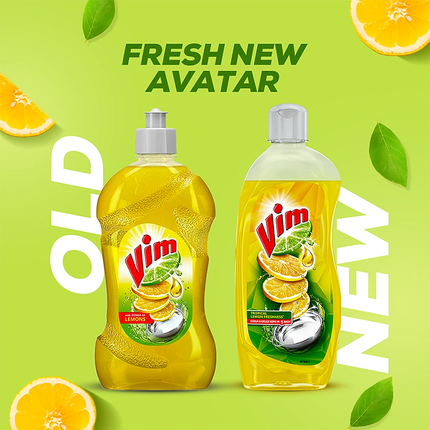 Vim Lemon Liquid 500ml Jar - Image 3