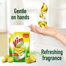 Vim Lemon Liquid 500ml Pouch - Image 3