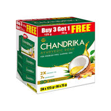 Chandrika Ayurvedic Soap 125g Buy 3 get 1 Free