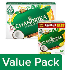 Chandrika Ayurvedic Soap 75g Buy 3 get 1 Free