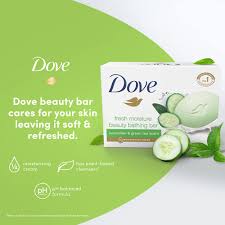 Dove Fresh Moisture Beauty Bathing Soap 75g - Image 4