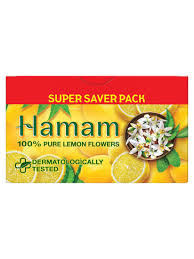Hamam 100% Pure Lemon Flowers Soap 3x150g