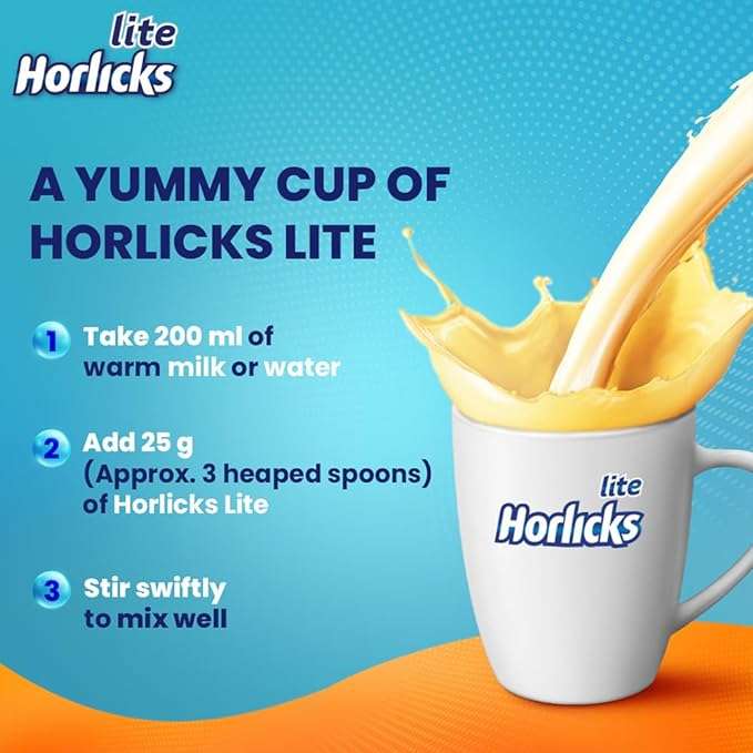 Lite Horlicks BADAM 400g Refill Pack - Image 3