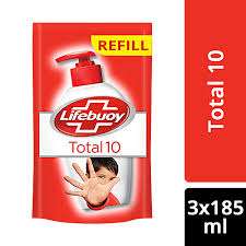Lifebuoy Total 10 Germ Protection Hand Wash 185ml*3
