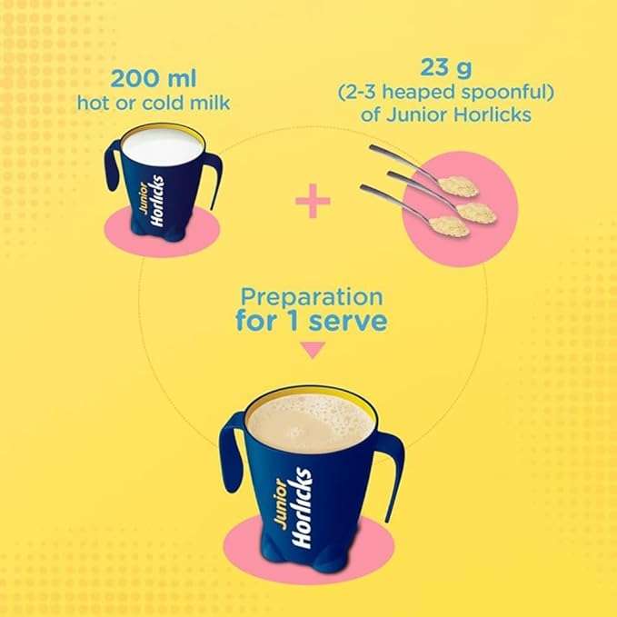 Junior Horlicks VANILLA 500g Jar - Image 2