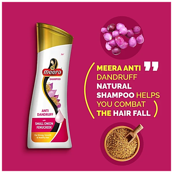 Meera Anti Dandruff Shampoo 180ml - Image 4