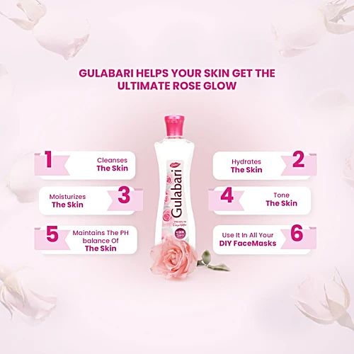 Dabur Gulabari Rose Water 59ml - Image 4