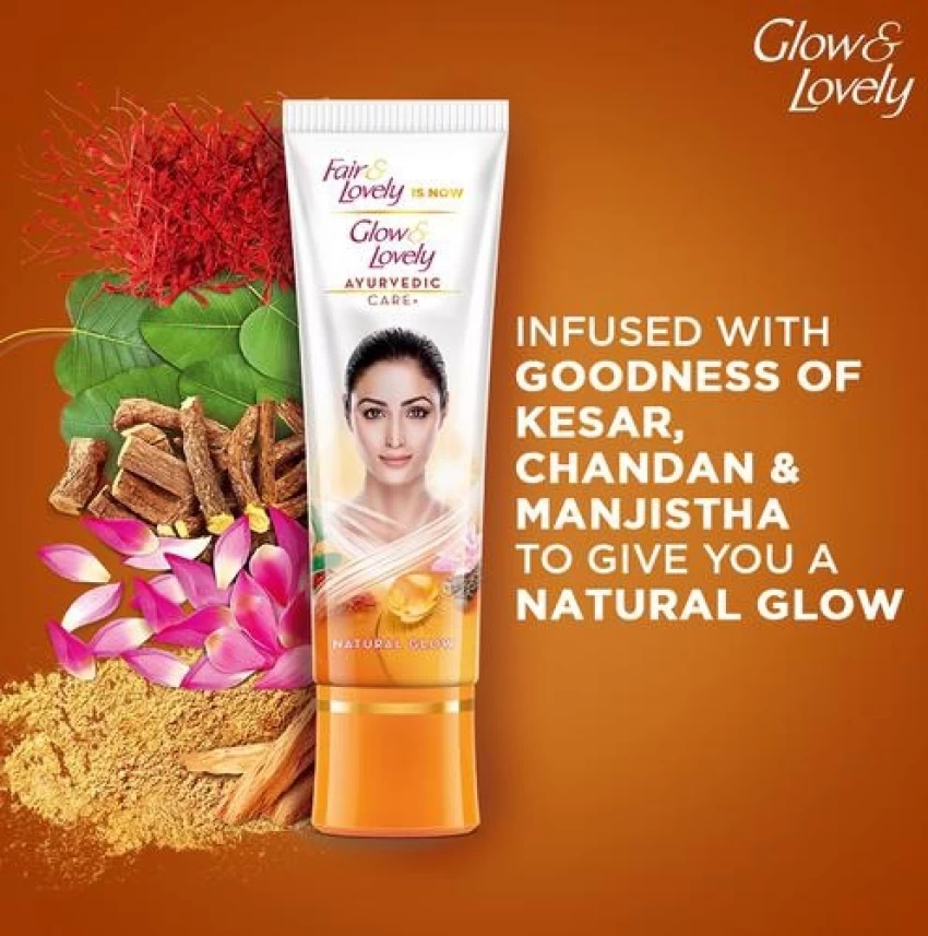 Fair&Lovely(Or)Glow&Lovely Ayurvedic Care+ Cream 25g - Image 2