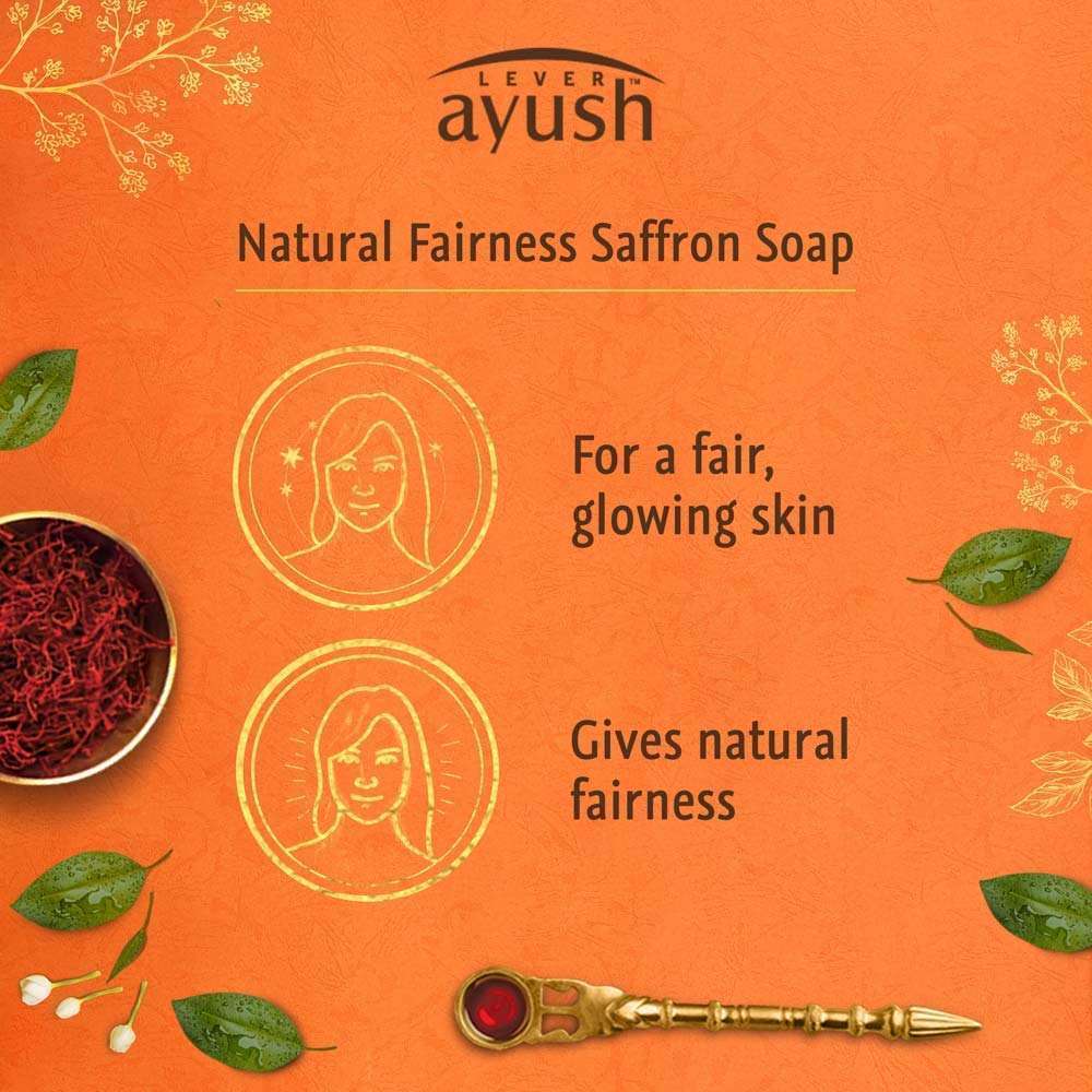 Lever Ayush Natural Glow Saffron Face Cream 50g - Image 3