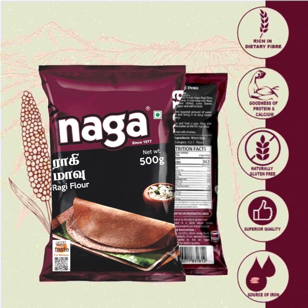 Naga Ragi Flour 500g - Image 3