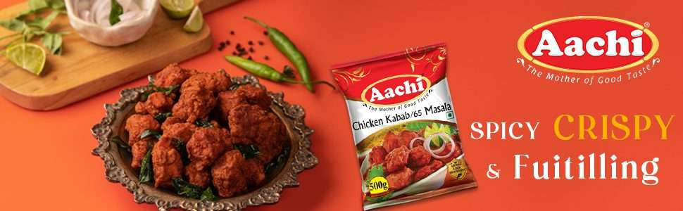 Aachi Chicken Kabab / 65 Masala 50g - Image 4