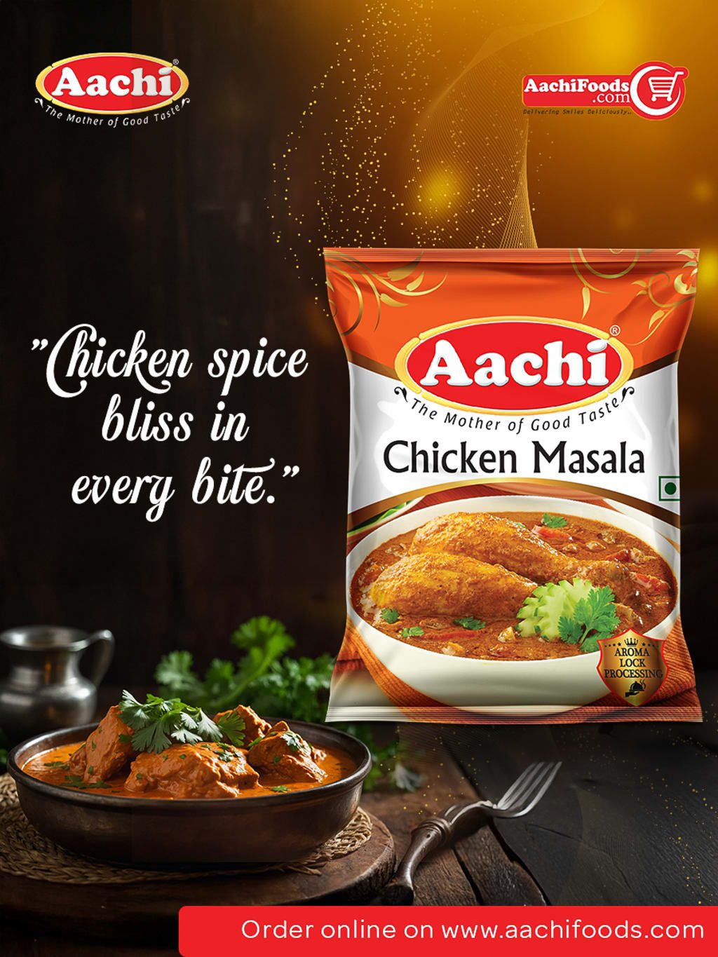 Aachi Chicken Masala 50g - Image 4