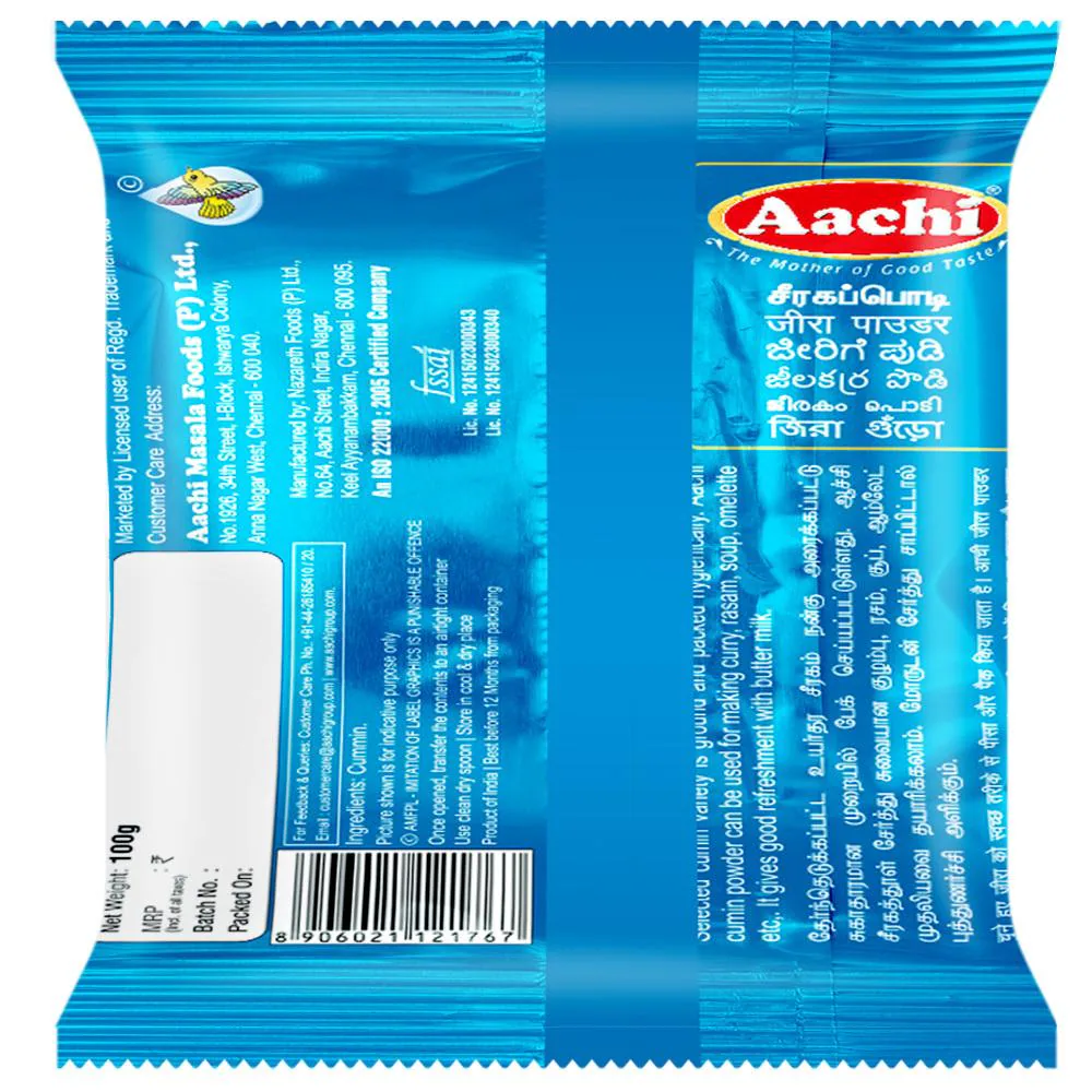 Aachi Cumin Powder 100g - Image 2