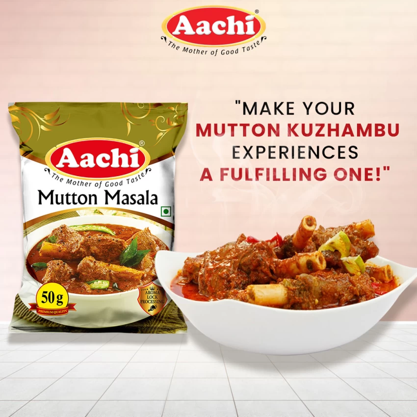 Aachi Mutton Masala 50g - Image 3