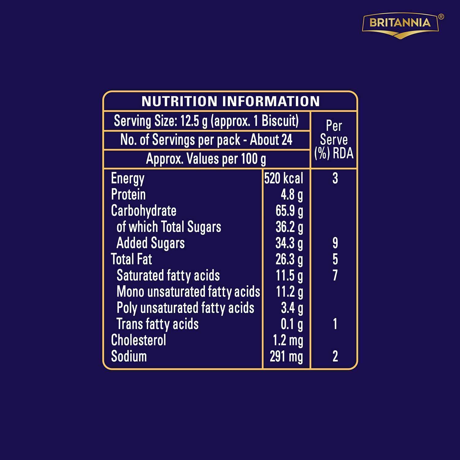 Britannia Pure Magic Choco Stars Cookie 68.9g - Image 2