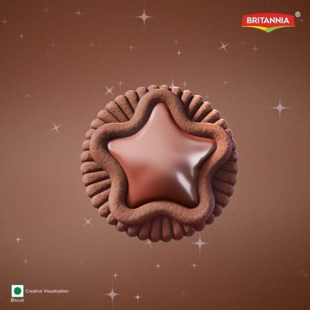 Britannia Pure Magic Choco Stars Cookie 68.9g - Image 3
