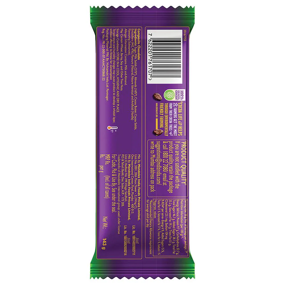 Cadbury Dairy Milk Silk Roasted Almond 143g - Image 2