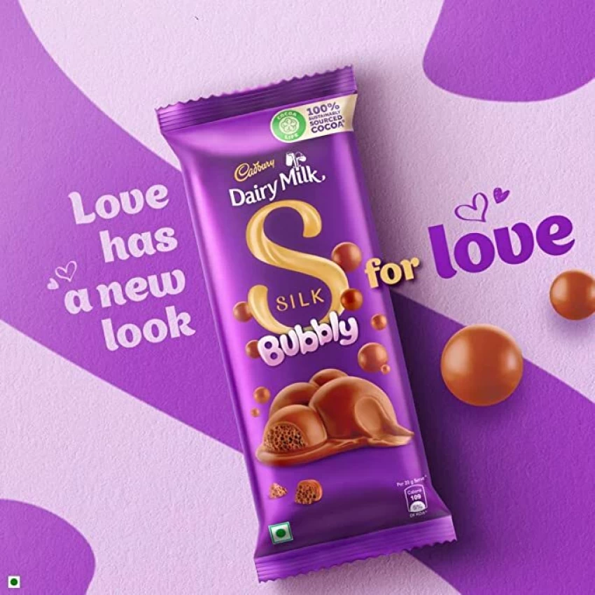 Cadbury Dairy Milk Silk Bubbly 50g - Image 2