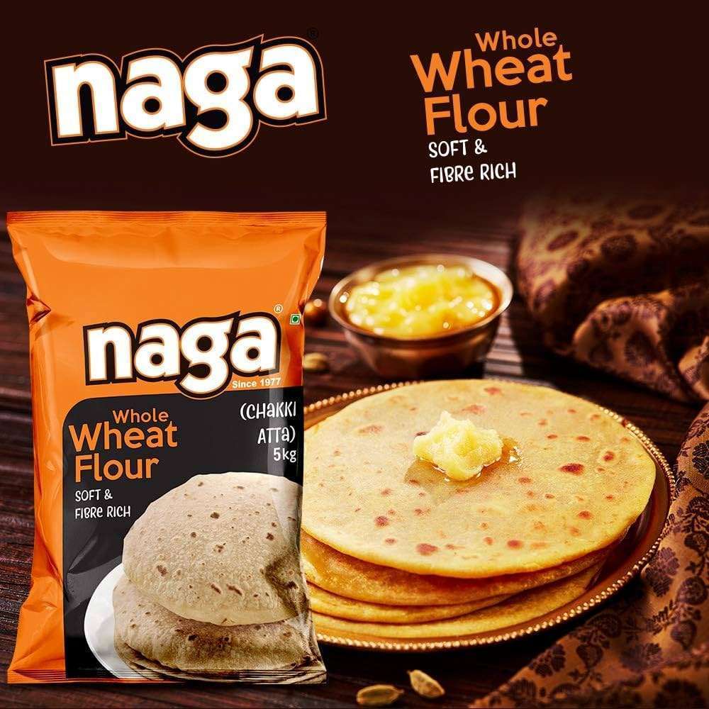 Naga Wheat Chakki Atta 500g - Image 4
