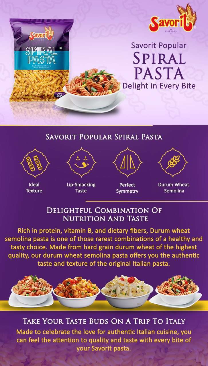 Savorit Spiral Pasta 250g - Image 3