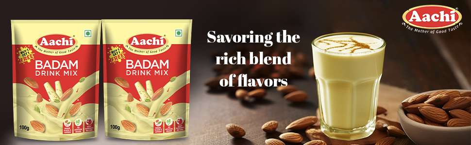 Aachi Badam Drink Mix 200g 1+1 FREE - Image 3