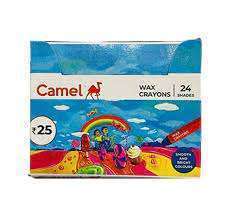 Camel Wax Crayons 24 Shades