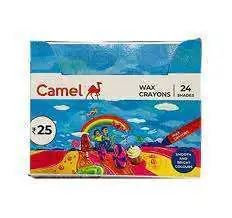 Camel Wax Crayons 24 Shades