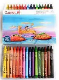 Camel Wax Crayons Extra Long 16 Shades