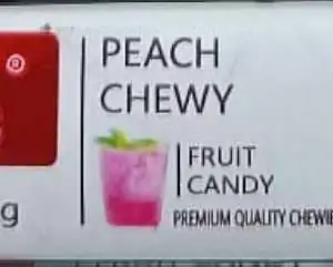 Juicy Drops Peach Chewy Candy 17.5g