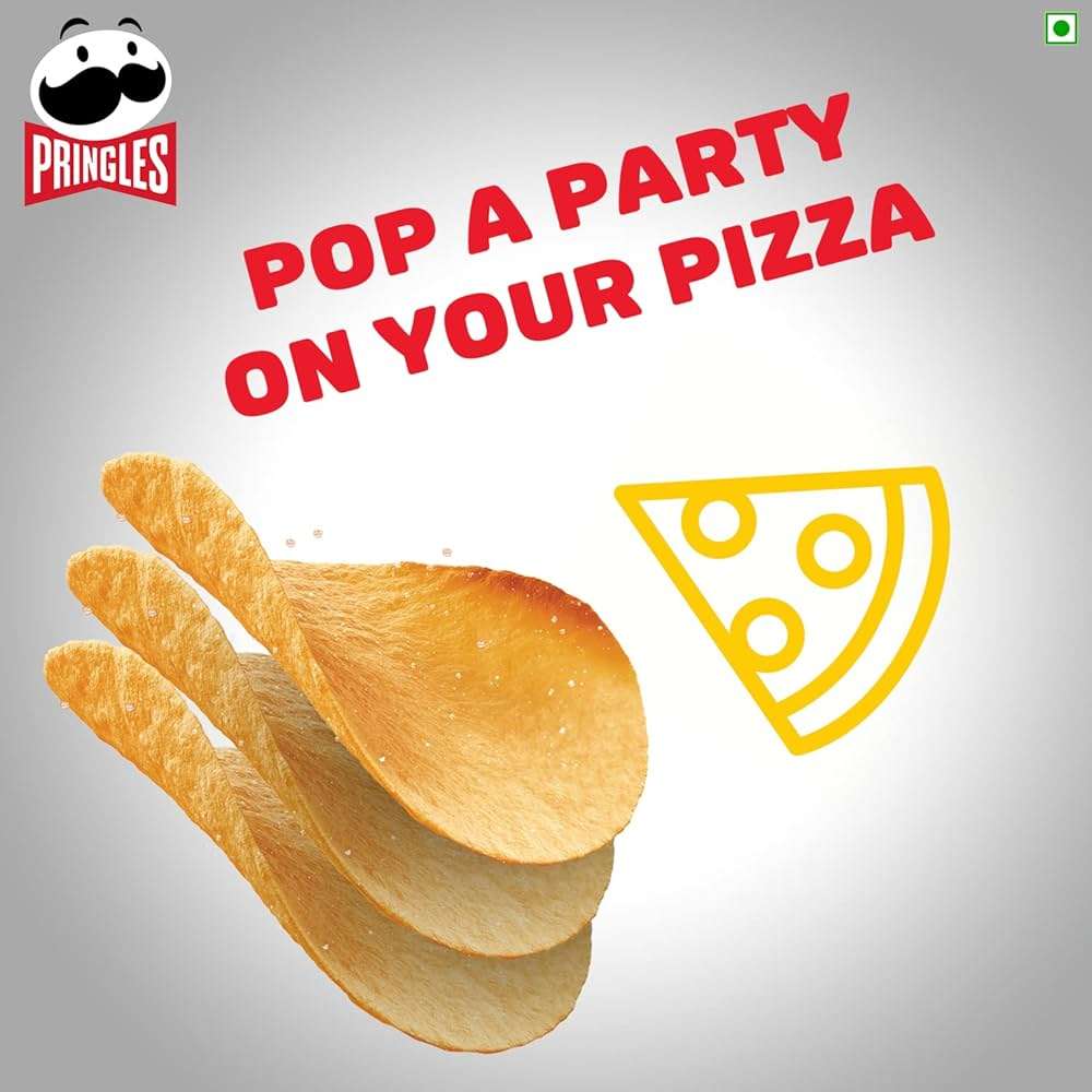 Pringles Pizza Flavour Chips 102g - Image 3