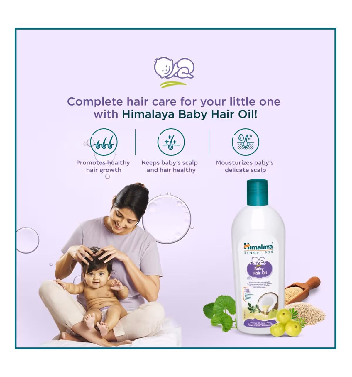 Himalaya Baby Hair Oil 100ml - Image 3