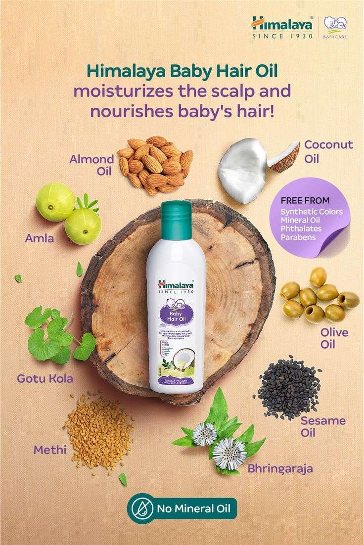Himalaya Baby Hair Oil 100ml - Image 2