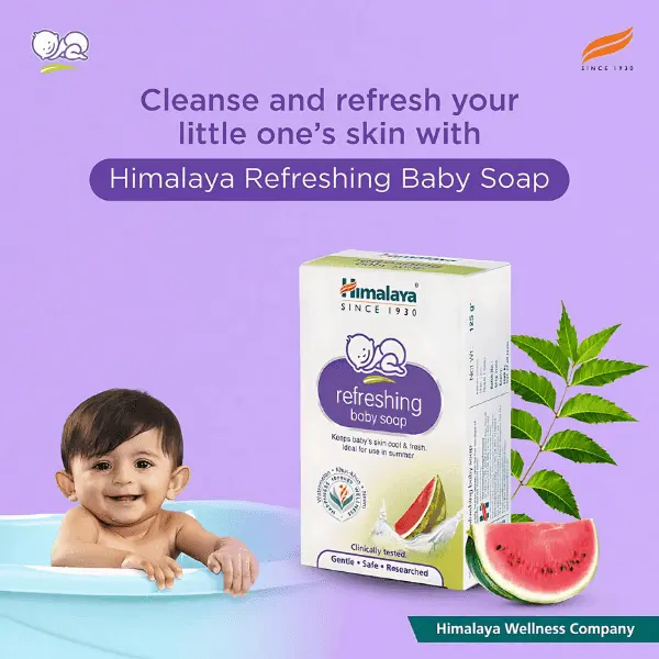 Himalaya Refreshing Baby Soap 75g - Image 3