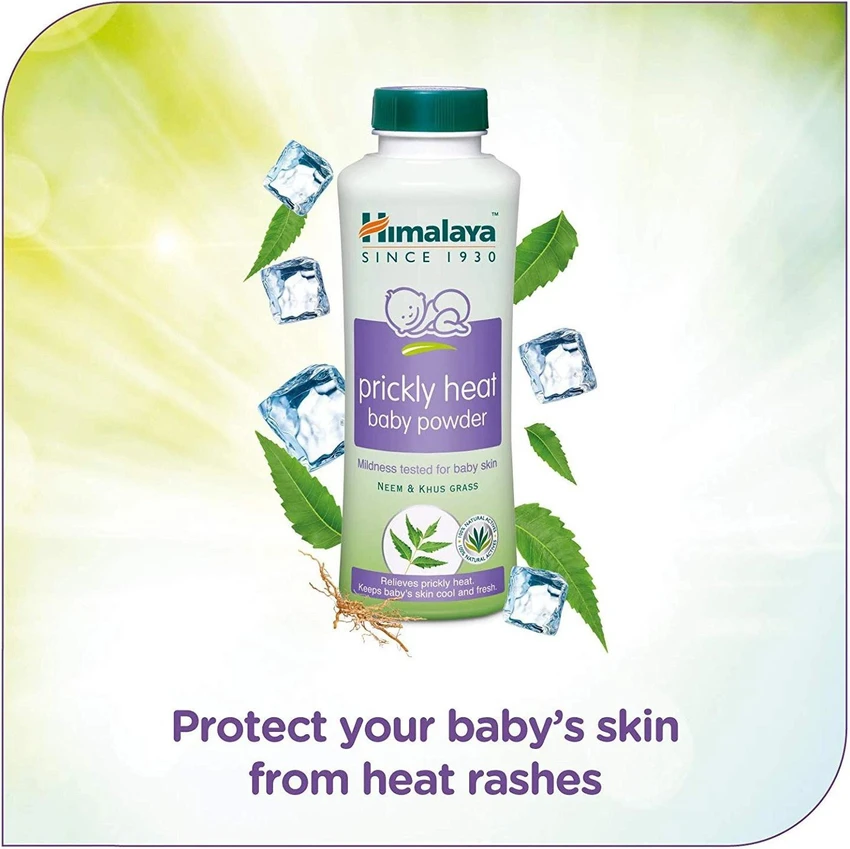 Himalaya Pickly Heat Baby Powder 100g - Image 2