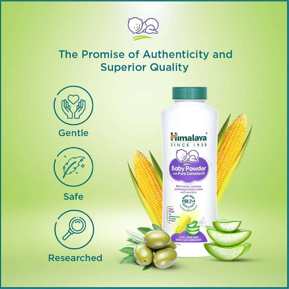 Himalaya Pure Constarch Baby Powder 100g - Image 3