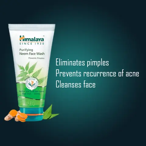 Himalaya Purifying Neem Face Wash 100ml - Image 3