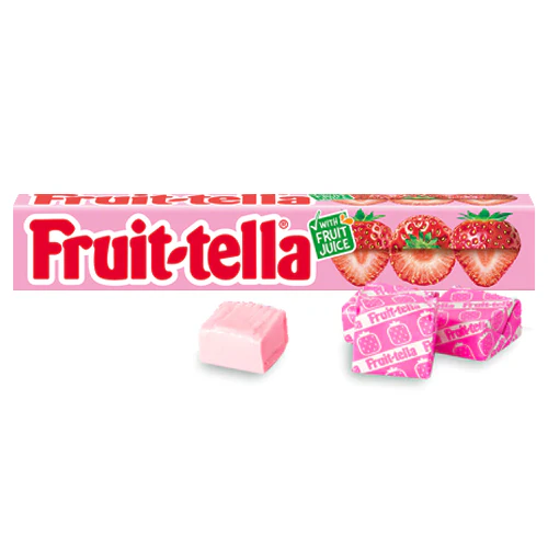 Fruit - Tella Strawberry Chew Candy 1pc - Image 2