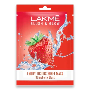 Lakme Strawberry Blast Fruity Licious Sheet Mask 25ml
