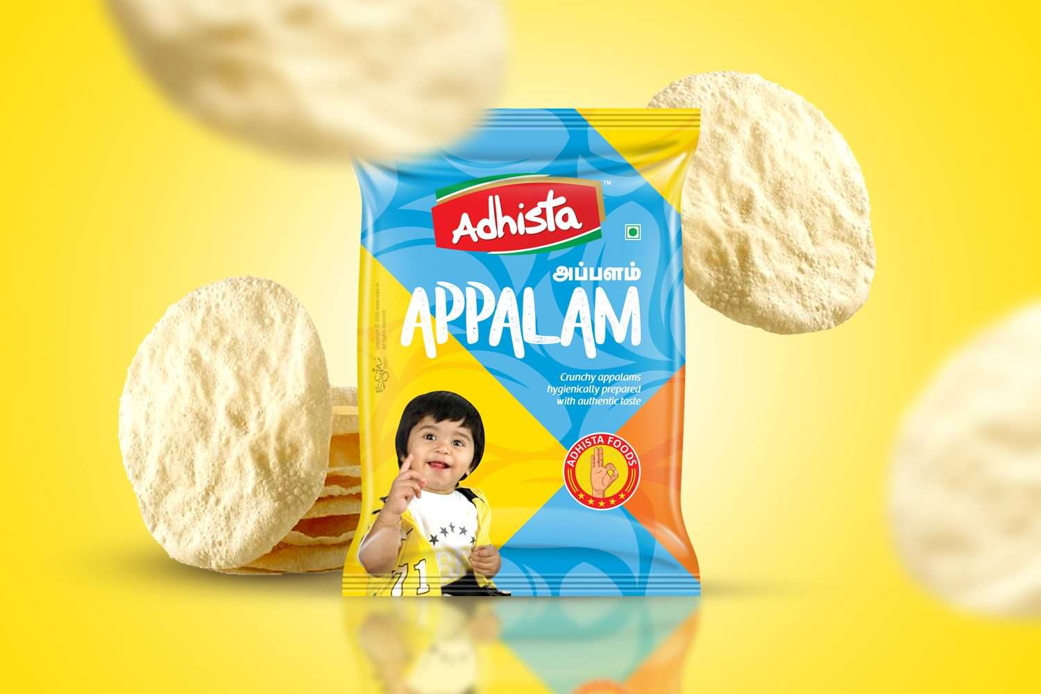Adhista Appalam 100g