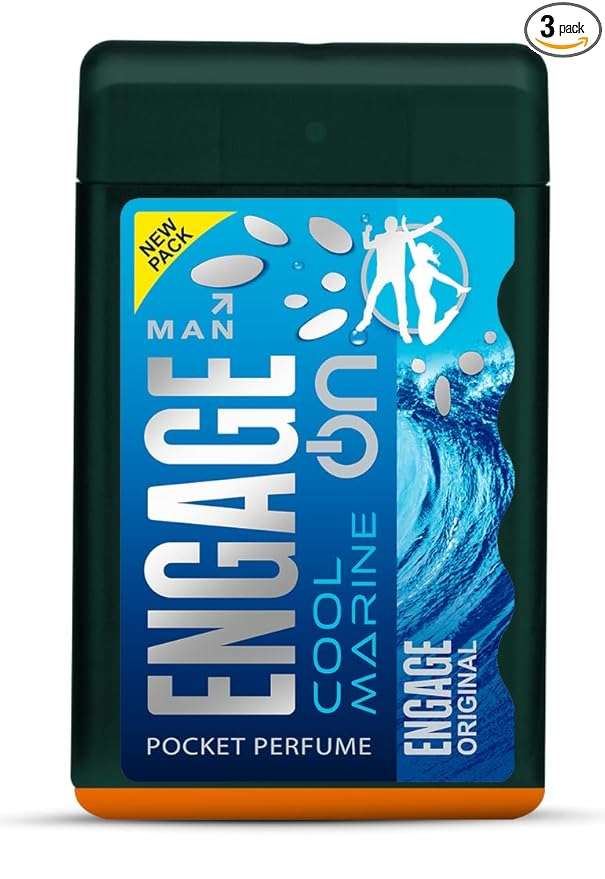 Engage Man Cool Marine Pocket Perfume 17ml