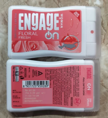 Engage Women Floral Fresh Pocket Perfume 17ml