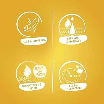 Fiama Golden Sandalwood Oil & Patchouli Gel Bar 75g - Image 3