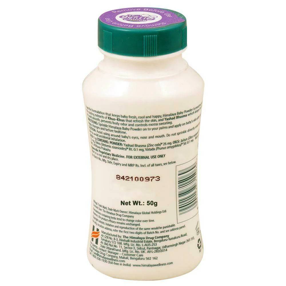 Himalaya Baby Powder 50g - Image 4