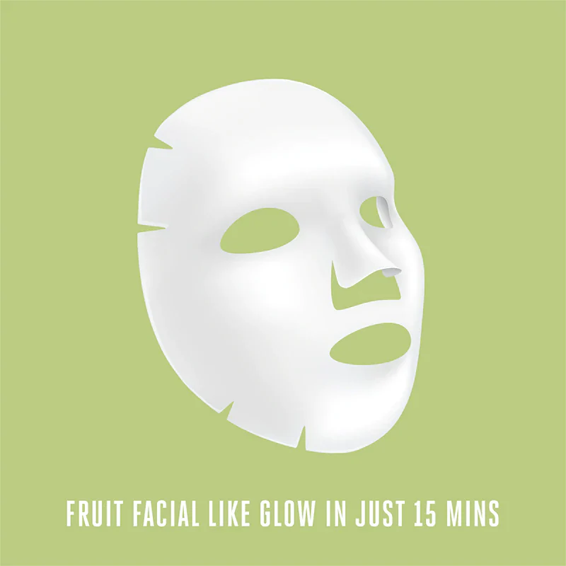 Lakme Kiwi Crush Fruity Licious Sheet Mask 25ml - Image 2