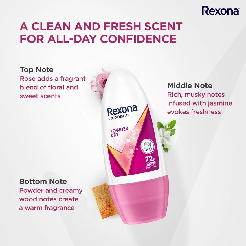 Rexona Powder Dry Roll-On 50ml - Image 3
