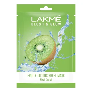 Lakme Kiwi Crush Fruity Licious Sheet Mask 25ml