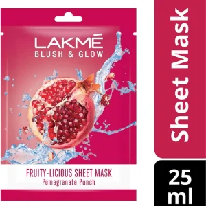 Lakme Pomegranate Punch Fruity Licious Sheet Mask 25ml